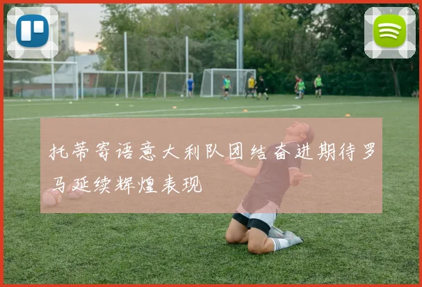 托蒂寄语意大利队团结奋进期待罗马延续辉煌表现
