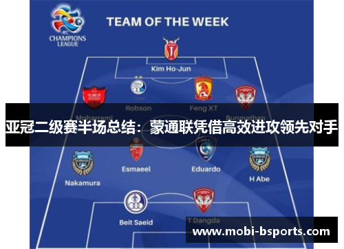 亚冠二级赛半场总结：蒙通联凭借高效进攻领先对手