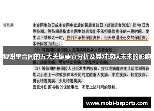 穆谢奎合同的五大关键要素分析及其对球队未来的影响